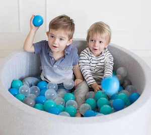 Venta al por mayor verde los niños bola Pit Premium hecho a mano para niños bolas de piscina de interior al aire libre vivero bebé columpio - Product Image 4