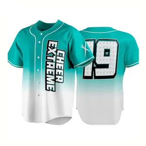 Baseball Jersey Design Custom Mesh Baseball Uniform Shirt Sublimation Design Mens Baseball Jersey