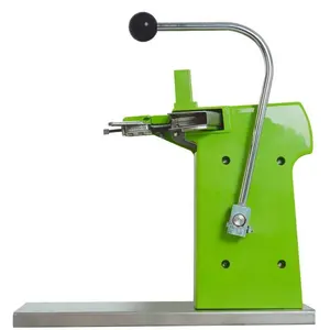 Hot Sale Plastic Bag Sealing Aluminum Pinning Machine /plastic Bags Aluminum Nail Tying Machine