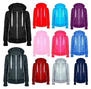 Tela Sudadera de Moda al por mayor Llanura Pullover Sudadera Mujeres - Product Image 2