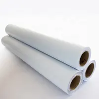 DERFLEX Kualitas Tinggi 0.10Mm 140G Vinil Berperekat Punggung Putih untuk Pencetakan Nonair Ramah Lingkungan