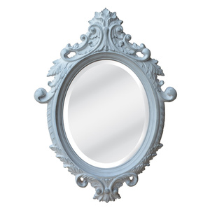 Moldura <span class=keywords><strong>oval</strong></span> do pu da decoração doméstica feita no espelho decorativo da parede da china