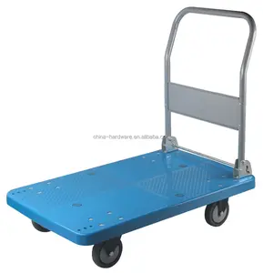 Nieuwe platform hand trolley, Platform hand trolley voor magazijn, Platform trolley