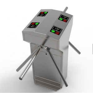 Torniquete Trípode Vertical de Media Altura para Control de Acceso, Económico, de Acero Inoxidable 304, con Aceptador de Monedas, Reconocimiento Facial y QR - Product Image 2