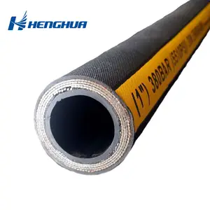 Compressor air Smooth surface steel wire reinforced concrete 2 inch rubber hose pipe