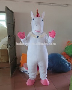 Costume de mascotte licorne Hola pour adulte - Product Image 4