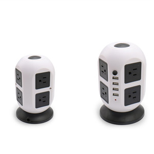 <strong>Extension</strong> <strong>Lead</strong> 8 way outlets 4 <strong>USB</strong> Ports Vertical Tower <strong>Extension</strong> Socket - Product Image 5