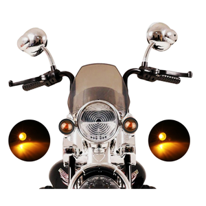 Clignotants Led universels pour motos, feux <span class=keywords><strong>clignotant</strong></span>, pour Scooter, 12 heures, orange <span class=keywords><strong>noir</strong></span> - Product Image 3