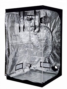 La mejor caja de cultivo hidropónica para interiores negra, marco de metal y acero 600D con cubierta Mylar para el crecimiento de plantas en tiendas de cultivo, sala de cultivo - Product Image 3