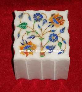 Caja con incrustaciones de mármol, bonita - Product Image 1