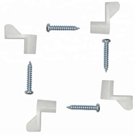 Bouton de verrouillage en plastique injecté de remplacement pour la fixation sécurisée des moustiquaires et des accessoires de quincaillerie pour fenêtres et portes