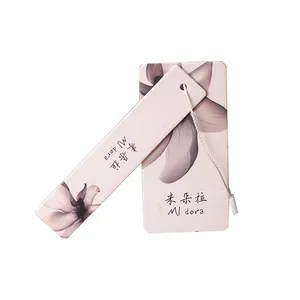 Proveedor de oro, fabricante de China, logotipo personalizado, etiqueta colgante de papel reciclado para ropa, marca, tarjeta de visita, etiqueta para ropa