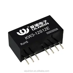 3W DC/DC Converter PCB IC 12V to 12V 250mA Converter Module Isolator KW3-12S12E