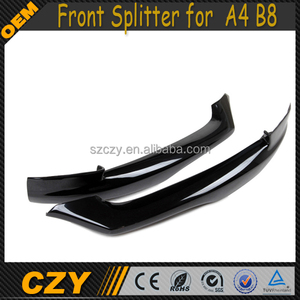 Estilo 3 Unids OSIR Carbon Fiber A4 B8 Parachoques Delantero Divisor para Audi - Product Image 1
