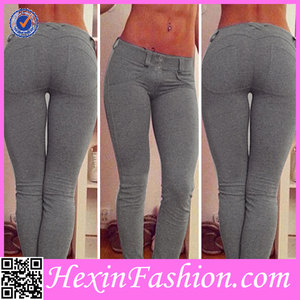 5 Couleurs Haute Élastique Sexy Fille Pantalons Serrés Livraison Rapide - Product Image 3
