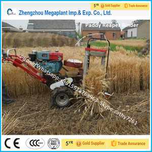 Moissonneuse-lieuse à riz montée sur tracteur diesel 4GK-100 Mini / Machine de récolte et de liage de tiges de maïs, d'alfalfa et de roseaux - Product Image 2