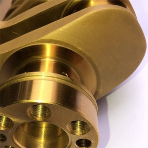 Pistón bielas forjadas, el precio del fabricante de rendimiento racing auto de billet forjado mecanizado CNC titanio Cigüeñal - Product Image 4