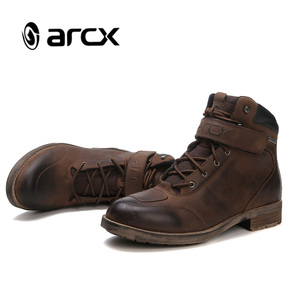 <span class=keywords><strong>Stivali</strong></span> da <span class=keywords><strong>Moto</strong></span> ARCX <span class=keywords><strong>Impermeabili</strong></span> da Uomo in Pelle Anticata con Lacci <span class=keywords><strong>per</strong></span> Guida su Strada - Product Image 3