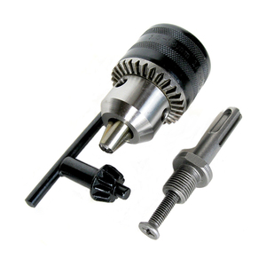Adaptateur de <span class=keywords><strong>mandrin</strong></span> de <span class=keywords><strong>perceuse</strong></span>, SDS Plus, 1/2 et 3/8 po <span class=keywords><strong>Mandrin</strong></span> 3 mors - Product Image 3