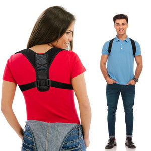 Corrector <span class=keywords><strong>de</strong></span> postura cómodo para espalda, soporte para clavícula y hombros, alivio del dolor <span class=keywords><strong>de</strong></span> cuello con protectores para <span class=keywords><strong>axila</strong></span> - Product Image 2