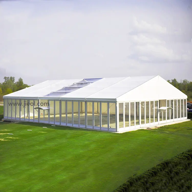 Tenda Acara Pernikahan Aluminium, Tenda Acara Dagang Luar Ruangan Besar Tenda Aluminium 20X30 M untuk Acara Pernikahan Jelas, Tenda Acara Kecil Transparan Luar Ruangan