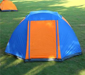 6-8 personnes Double Couche Deux Portes Camping 6-8 Personne Étanche Dôme <span class=keywords><strong>Abri</strong></span> Cabane Familiale Grand Hexagone tente (HT6083-4) - Product Image 4
