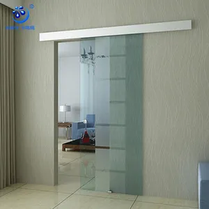 Sliding Barn Door Interior Glass Doors(kt9003) Tempered Glass Aluminum Alloy 304 Stainless Steel Modern Waterproof Villa 2 Years