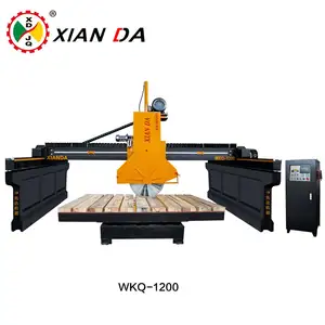 Xian da-Máquina cortadora de bloques de sierra de puente de WKQ-1200 para granito/Mármol, multicuchillas