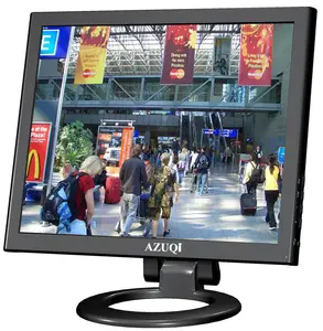 LCD monitör toptan taşınabilir CCTV Video monitörü