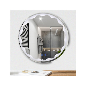Miroir-<span class=keywords><strong>Espejo</strong></span> <span class=keywords><strong>redondo</strong></span> de <span class=keywords><strong>80</strong></span> <span class=keywords><strong>cm</strong></span> de diámetro, <span class=keywords><strong>espejo</strong></span> de temperatura LD D para baño, tocador, maquillaje - Product Image 2