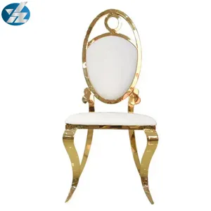 Rose Gold Stainless Steel Wedding Chair