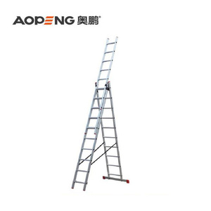 Escalera Telescópica de Aluminio Multifuncional de Excelente Estabilidad y Capacidad de Carga de 150 kg para Obras de Construcción - Product Image 1