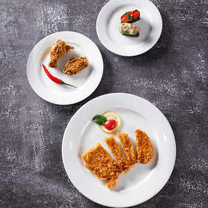 cerámica blanca carne <span class=keywords><strong>pescado</strong></span> redondo grande de la placa de la cena al por mayor fruta Pizza de cocina plato de porcelana < - Product Image 5
