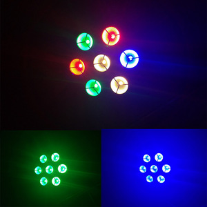 Yeni led DJ bar ışığı 7 kafaları 40w rgbw kar yaprakları cob led dmx sahne kör lamba - Product Image 6