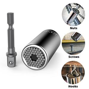 Douilles universelles professionnelles 7mm-19mm, outils, cadeaux pour <span class=keywords><strong>homme</strong></span>, mari, père, <span class=keywords><strong>bricoleur</strong></span>, femme - Product Image 3