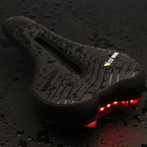 <span class=keywords><strong>Selle</strong></span> de vélo de montagne confortable et imperméable en PU, coussin en mousse de polyuréthane hautement élastique - Product Image 6