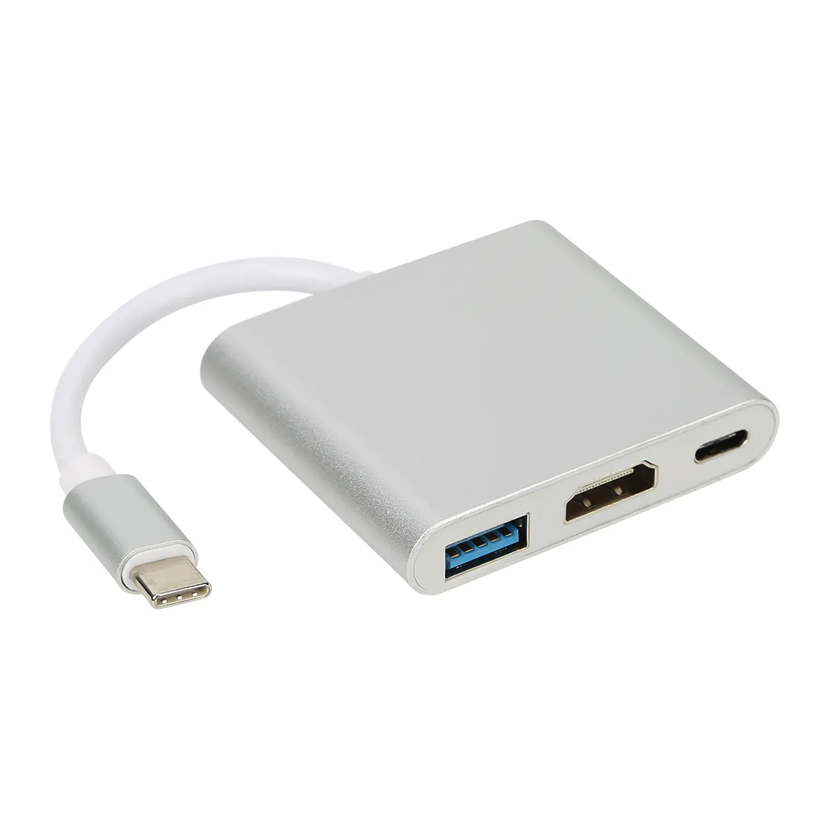 3 in1 Type C/Thunderbolt 3 to 4K HD USB 3.0 & USB-C Hub Adaptor/Converter