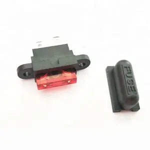 D-101 black fuse holder for ATO ATC panel mount fuse holder