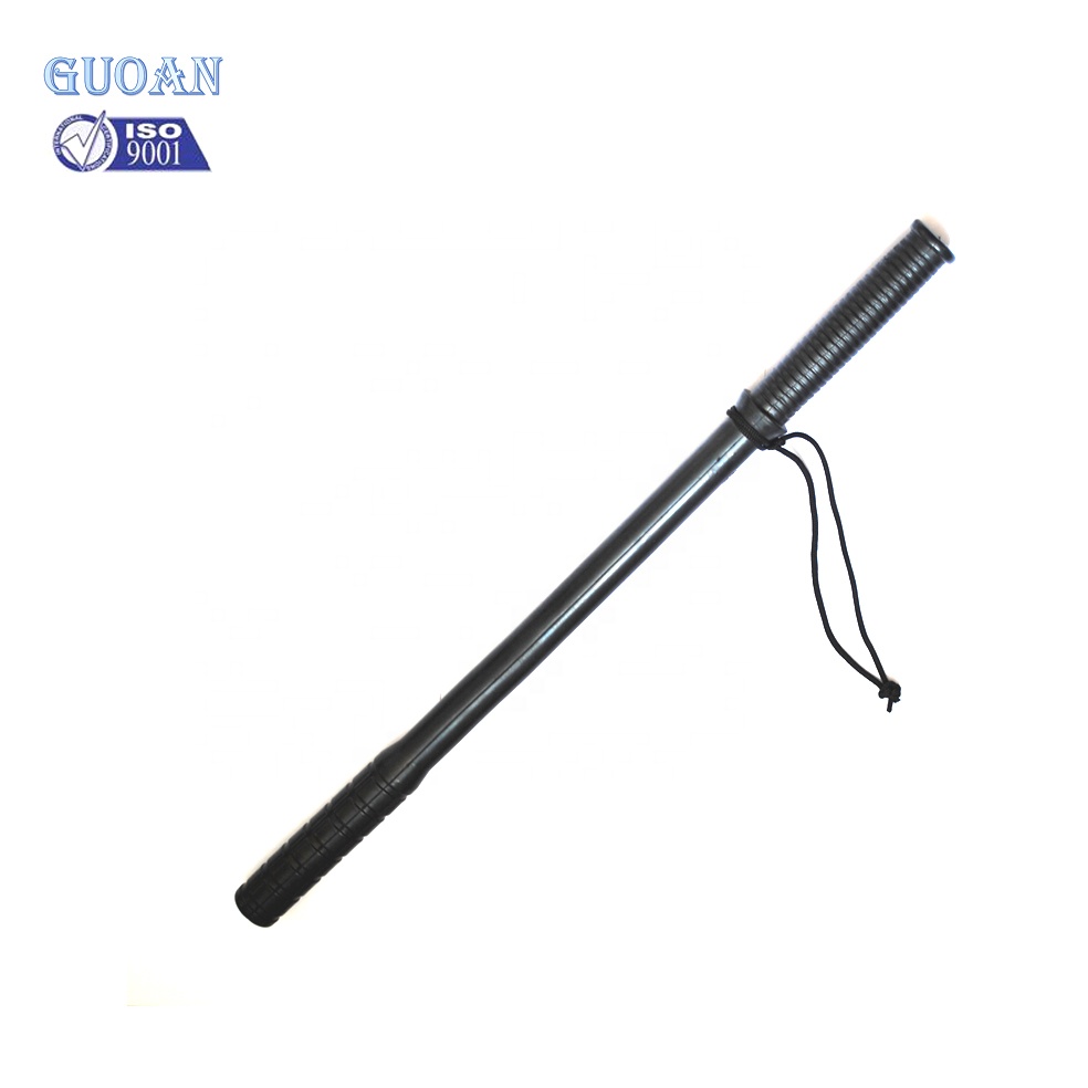special design anti riot safety police baton of rubber material