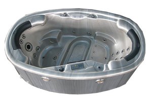 椭圆按摩池夫妇热水浴缸放松按摩 - Product Image 5