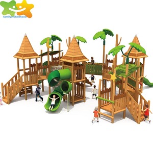 Hoge Kwaliteit Houten <span class=keywords><strong>Outdoor</strong></span> Speeltoestellen Houten Spelen Set Voor Kinderen - Product Image 1