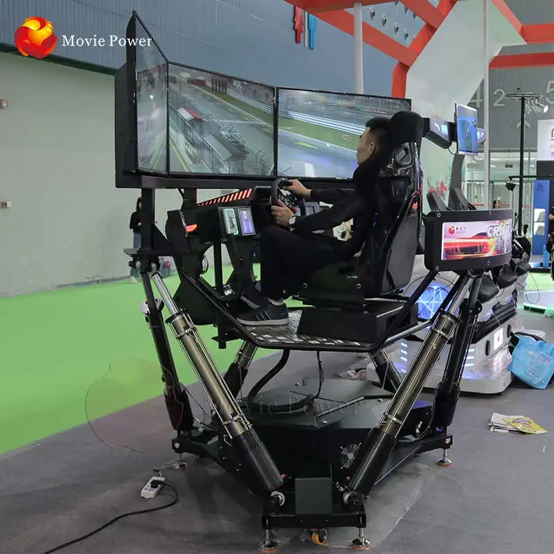 Виртуальная аркадная реальность 6 dof VR симулятор вождения 9D VR супер гоночные автомобильные игры f1 симулятор 360 градусов гоночный автомобильный игровой автомат