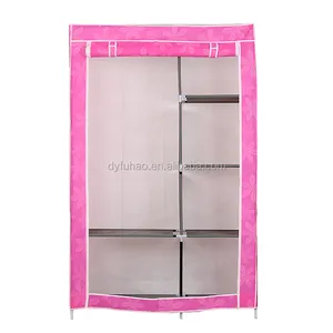 FACTORY OUTLET New Style Home Furniture cloth wardrobe bedroom furniture stackable closet Folding Fabric Clothes Wardrobe