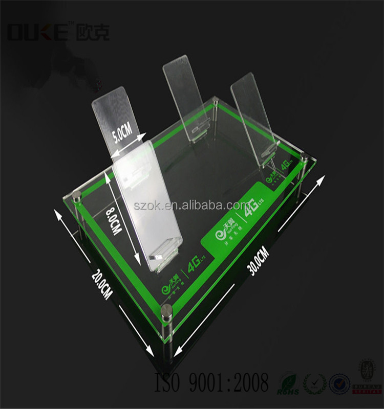 Горячие продажи моды, дизайн акриловый шельфа дисплей счетчика