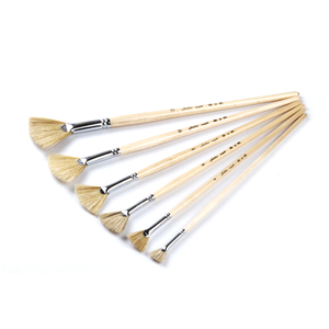 ensemble/en vrac fournitures d'art en gros <span class=keywords><strong>peinture</strong></span> à l'<span class=keywords><strong>huile</strong></span> brosse ventilateur tête sanglier soies artiste brosse - Product Image 1