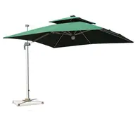 Outdoor Remote Control Solar Panel Charger Light Roman Umbrella