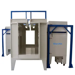 Semi-auto Manual Powder Coating Spray Booth