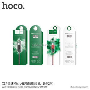 HOCO X14 Micro <span class=keywords><strong>USB</strong></span> Sạc Cáp Dữ Liệu 1 m phổ sạc bền nhanh chóng phí DC5V 2.4A dây đầy màu sắc dây tráng men adaptor - Product Image 6