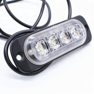 Accessoires <span class=keywords><strong>de</strong></span> voitures, feux <span class=keywords><strong>de</strong></span> <span class=keywords><strong>position</strong></span> pour camion, LED 12V, 24V, rouge, <span class=keywords><strong>bleu</strong></span>, ambre, blanc, Flash, 12W, 2 pièces - Product Image 4
