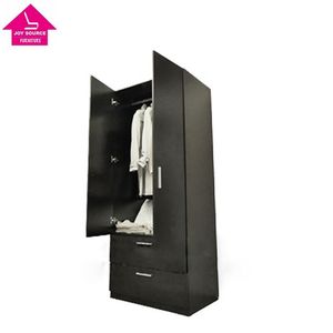 Moderno <span class=keywords><strong>2</strong></span> puertas armario con cajón paño gabinete dormitorio - Product Image 1